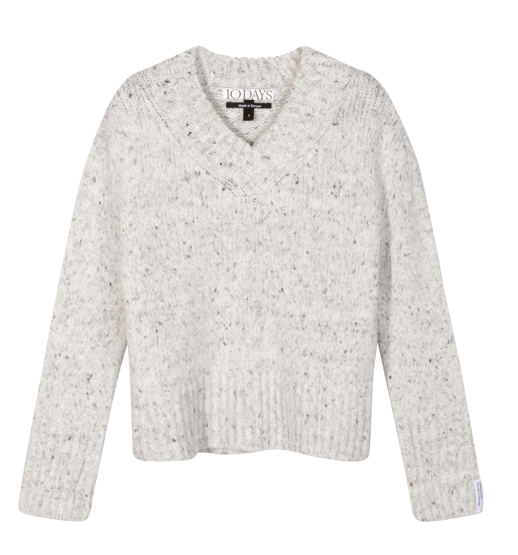 10 Days - Strickpullover mit  V-Ausschnitt