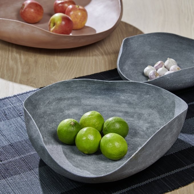 Lambert - Schale Saida steingrau 28 x 23 cm