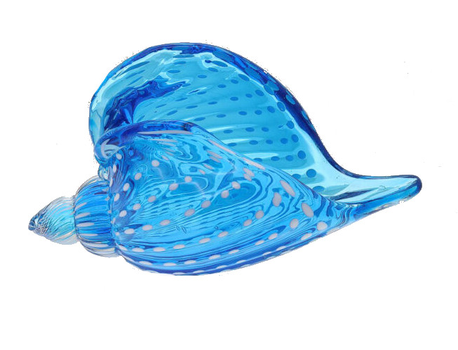 Glasmuschel hellblau