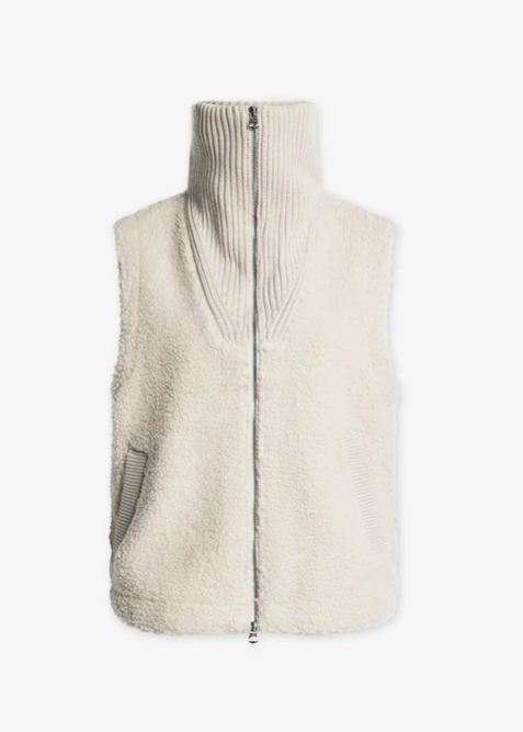 Varley - Weste in Boucle Optik