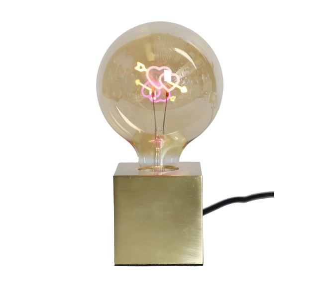 LED Lämpchen Double Heart eckig