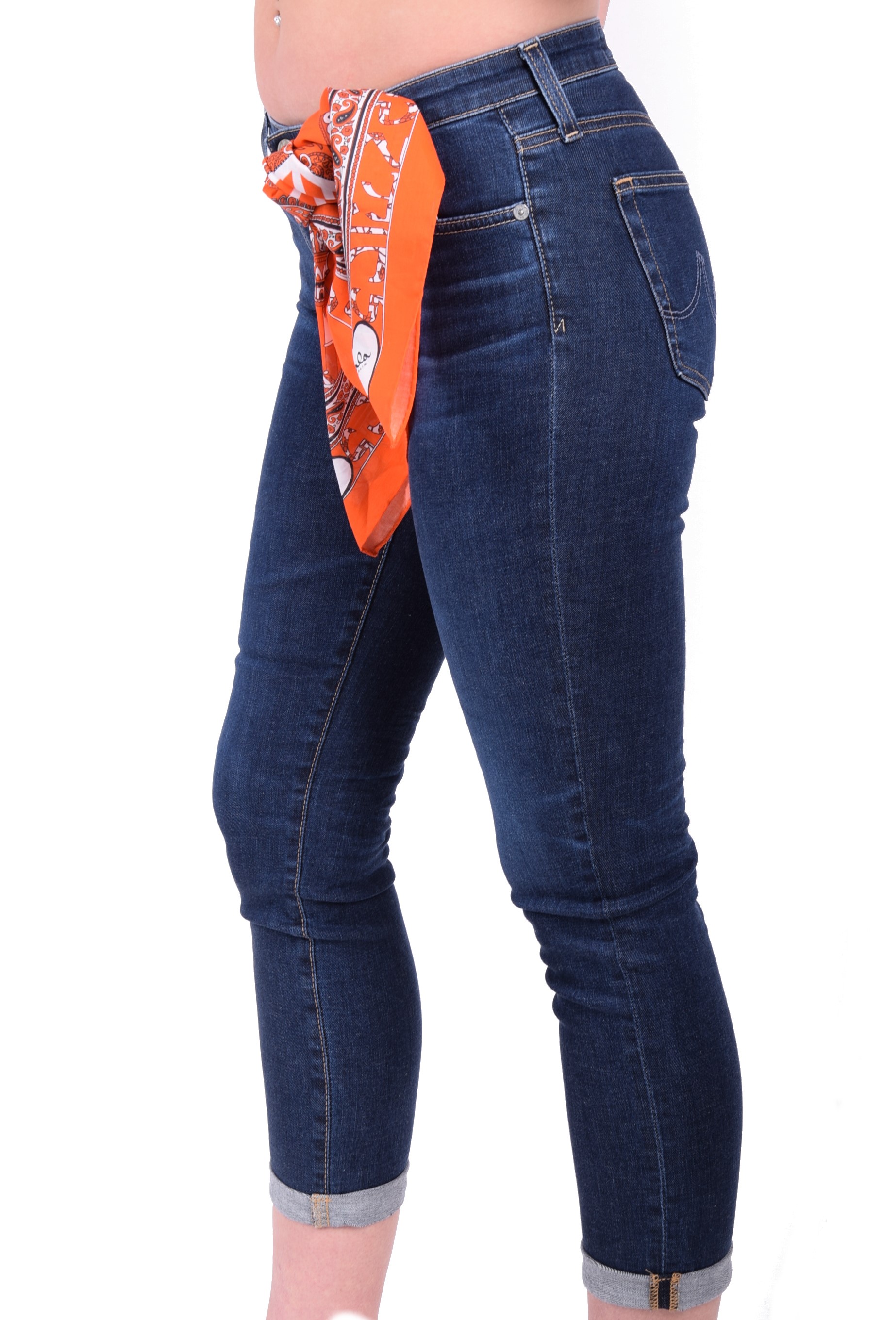 AG Jeans -  Prima Roll up dunkle Waschung