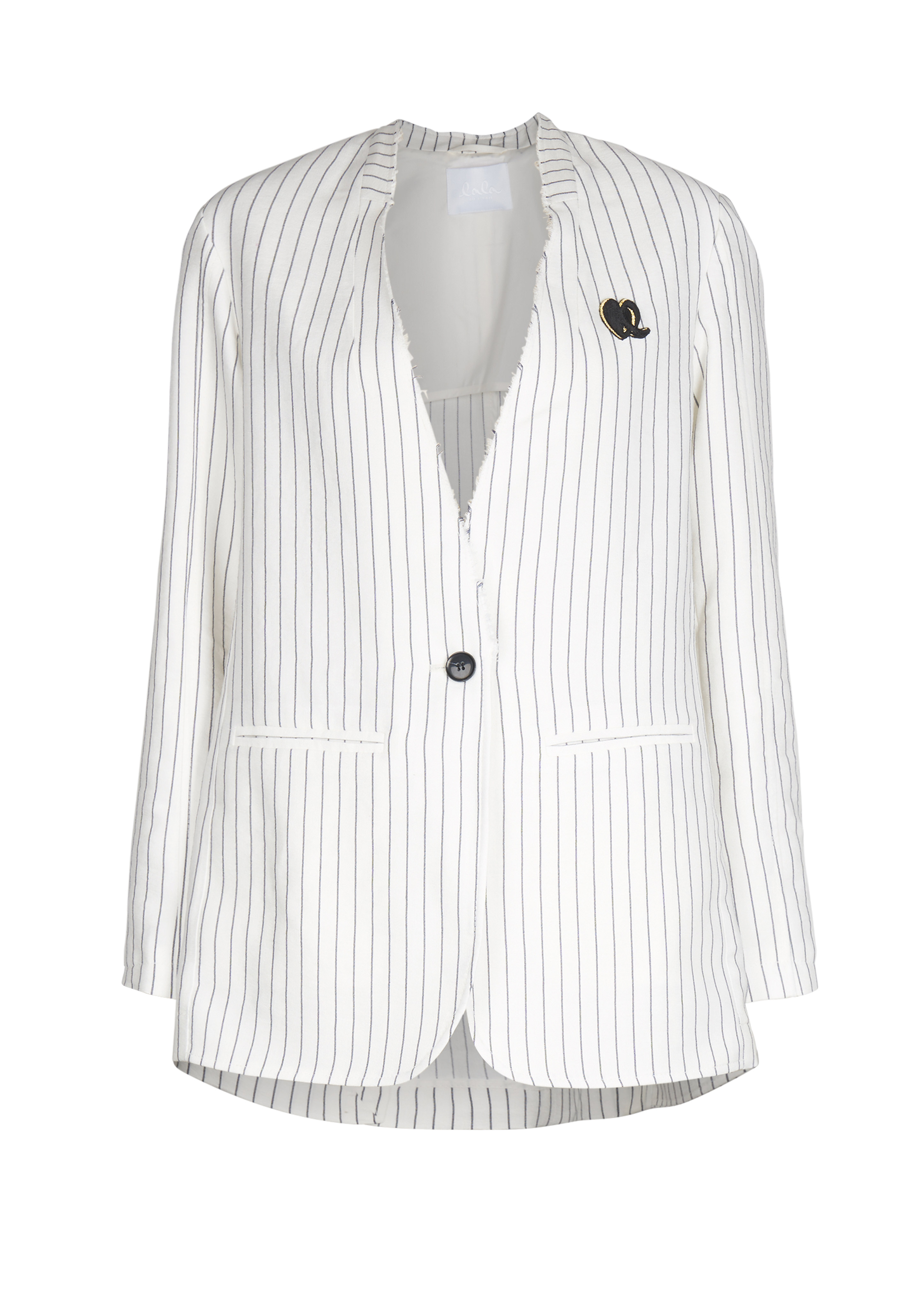 lala Berlin - Blazer weiß gestreift