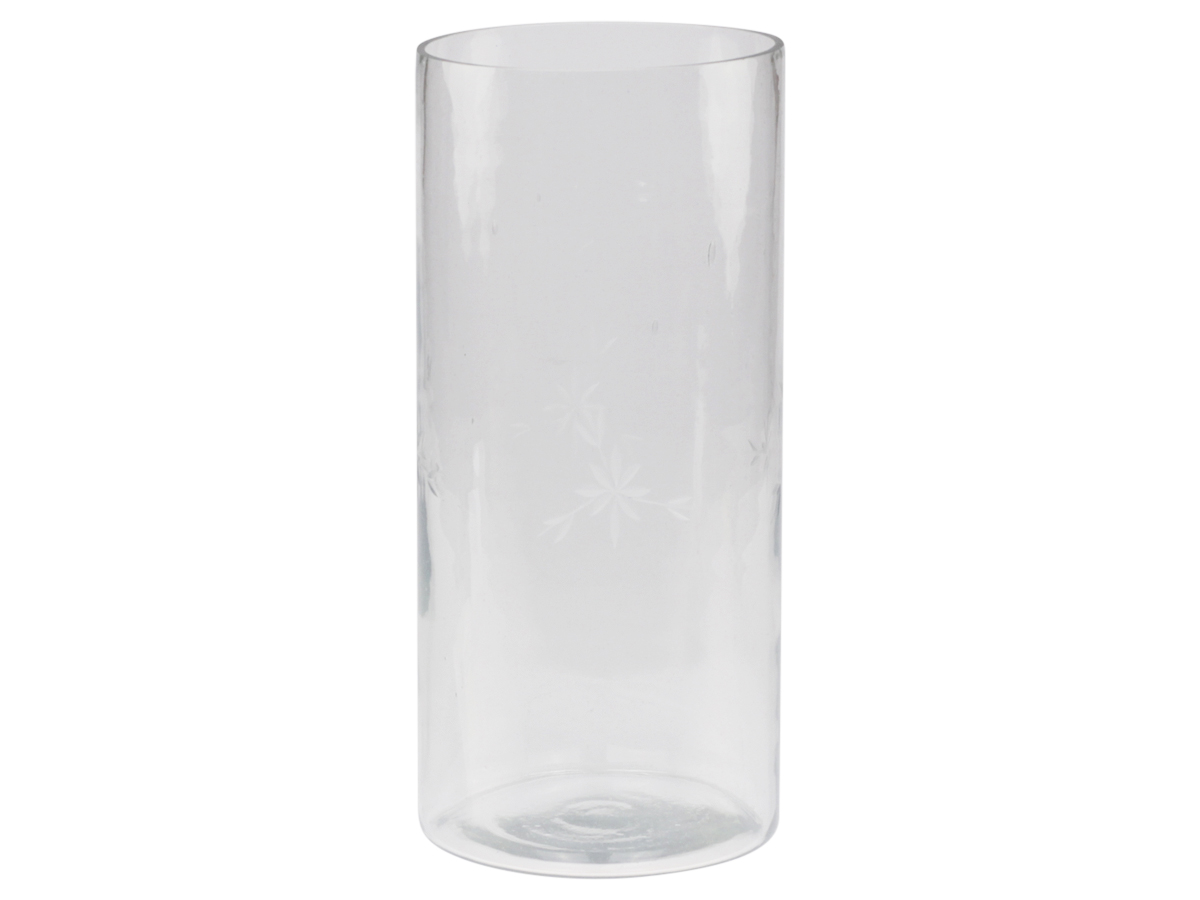 Zylinder Vase mit Schliff