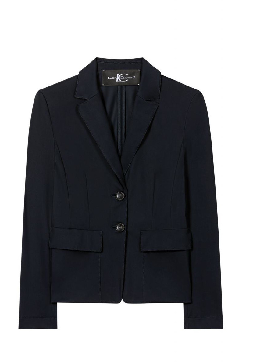 Luisa Cerano - Softshell Blazer navy