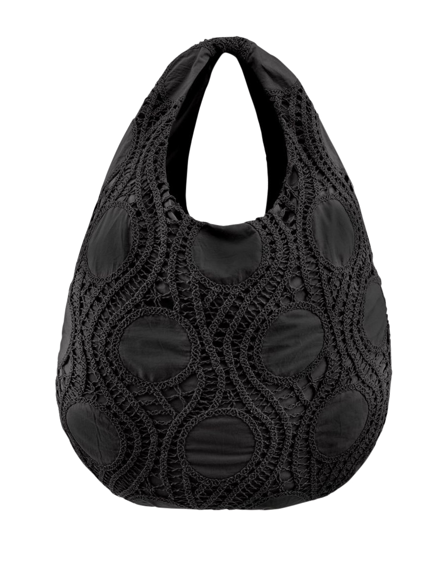 Luisa Cerano -  Stofftasche in Crochet Optik