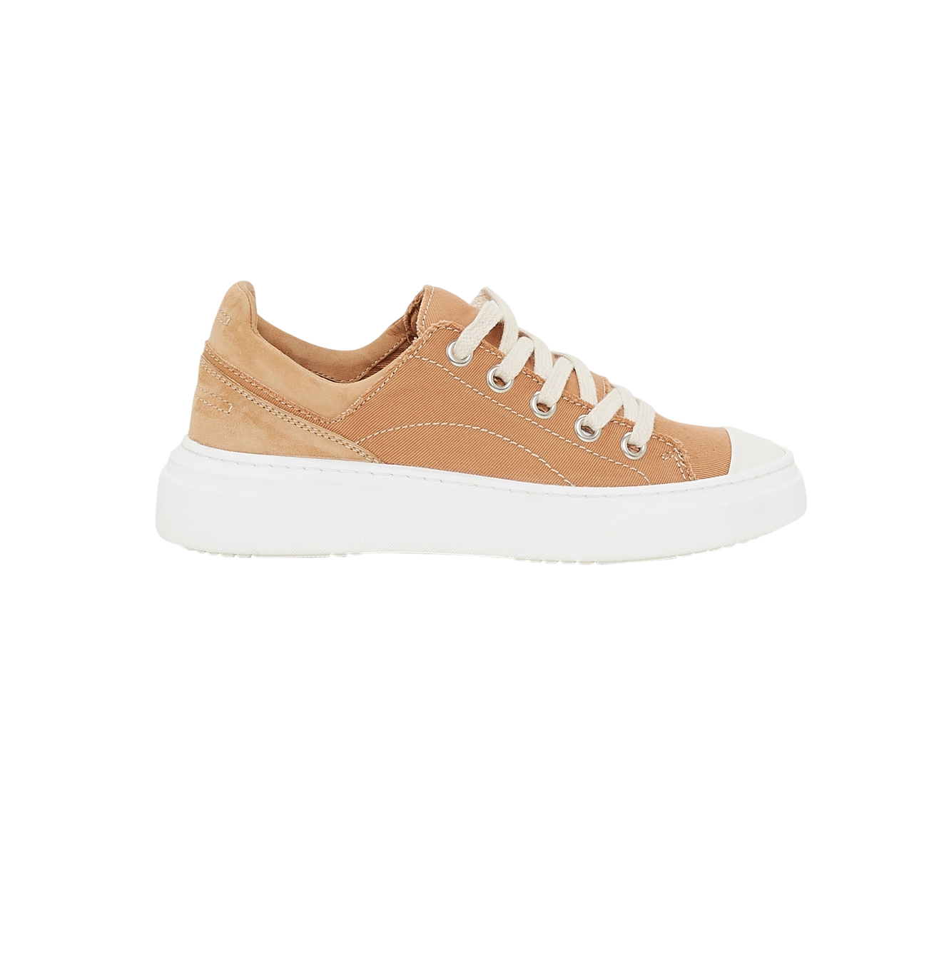 Dorothee Schumacher - Canvas Sneaker dark camel