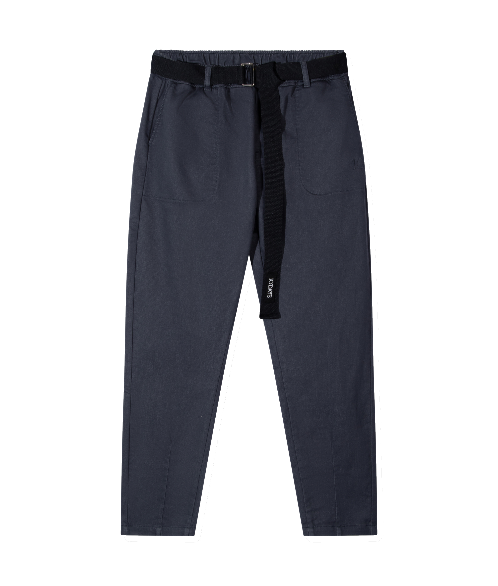 10 Days - Baumwollmix-Hose mit Gürtel